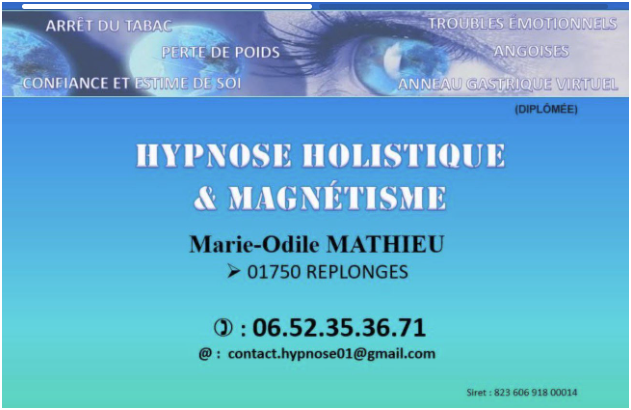 Carte de visite du cabinet